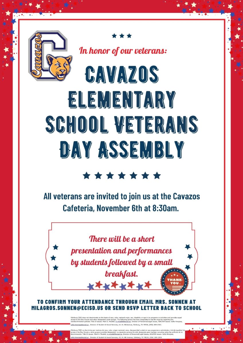 Veteran's Day Assembly